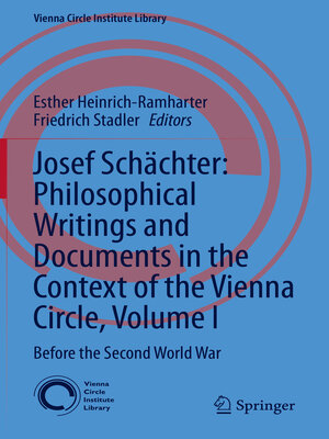 cover image of Josef Schächter